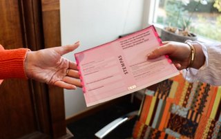 Verkiezingen stempas 