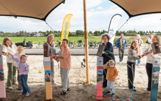 Eerste palen Nieuw Boekhorst