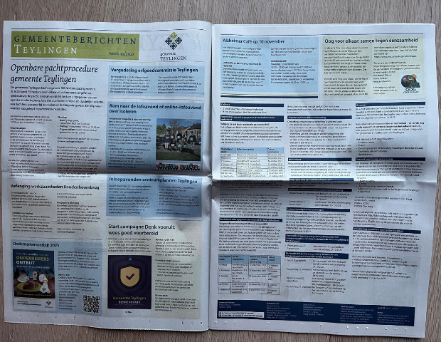 Krant met Gemeenteberichten Krant met Gemeenteberichten